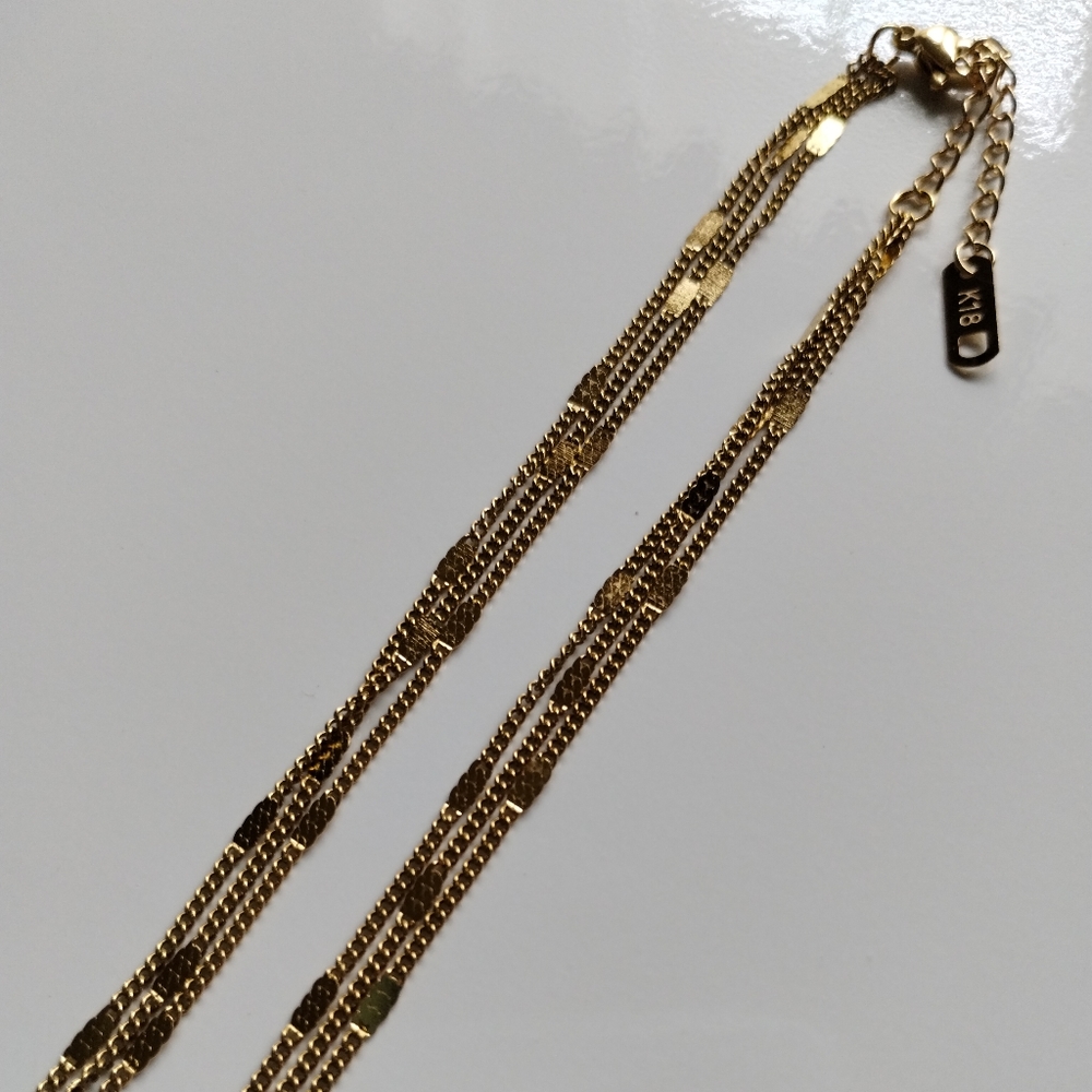 Sparkling Necklace, Three Layers